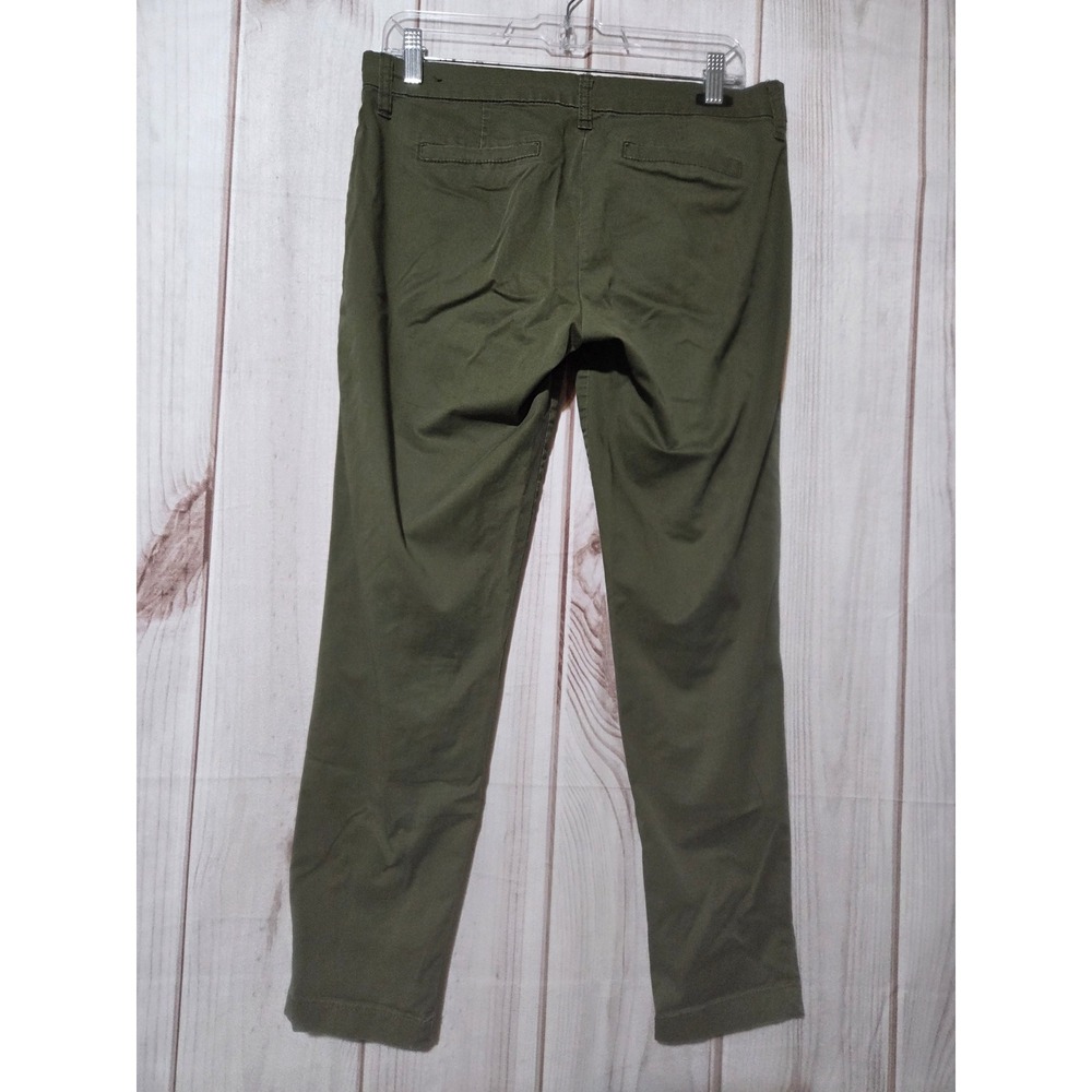 Kut from the Kloth Catherine Ankle Trouser Pants Olive Green Size 6 Slim Stretch - Picture 2 of 7